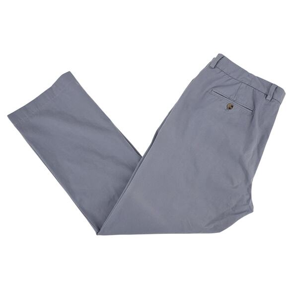 Vineyard Vines Men's Slim Fit Breaker Pants Gray 38x30 Actual/38x32 Chino Preppy - Picture 8 of 9